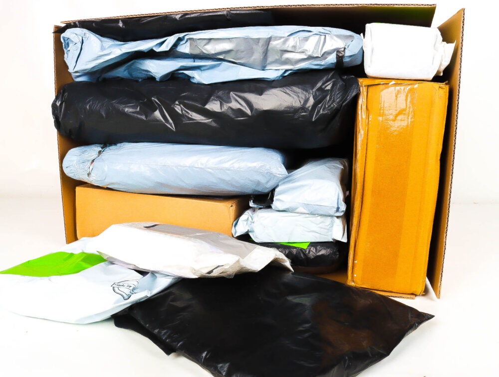 XL Doos met Verloren & Retour Postpakketten