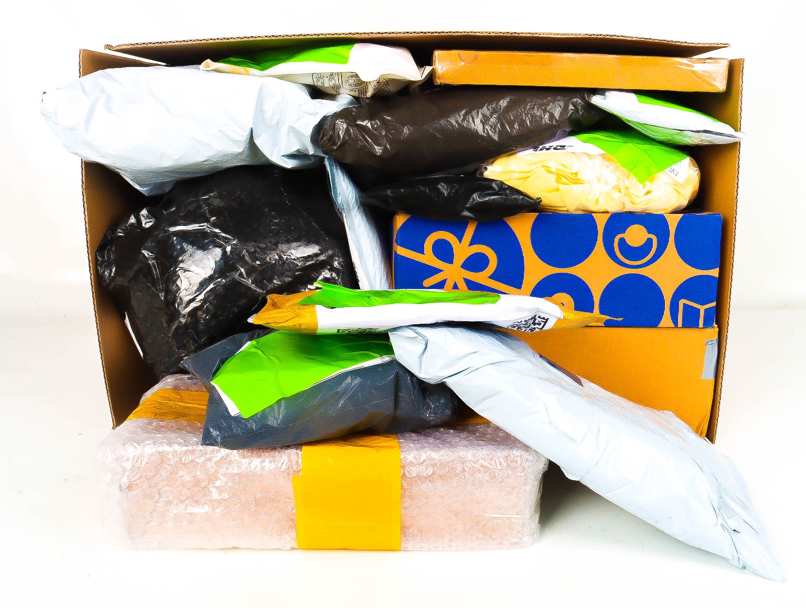 XL Doos met Verloren & Retour Postpakketten