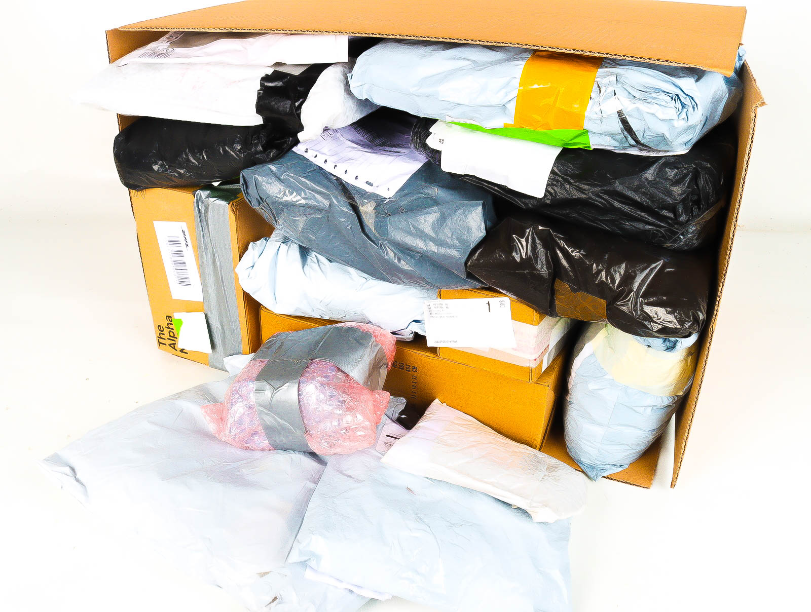 XL Doos met Verloren & Retour Postpakketten