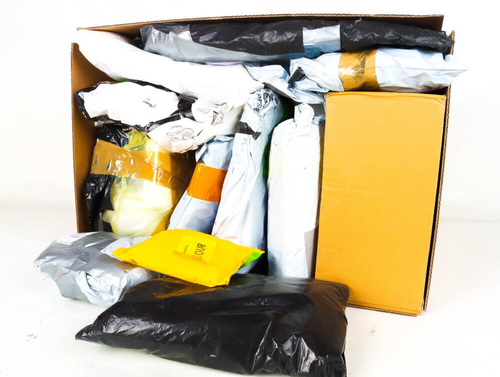 XL Doos met Verloren & Retour Postpakketten