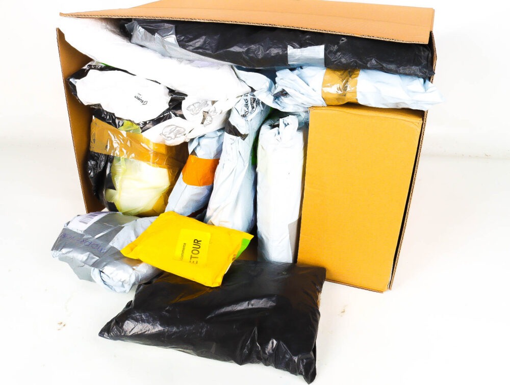XL Doos met Verloren & Retour Postpakketten