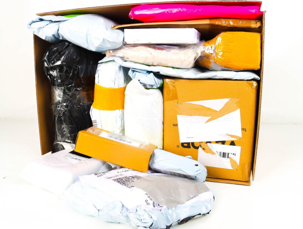 XL Doos met Verloren & Retour Postpakketten