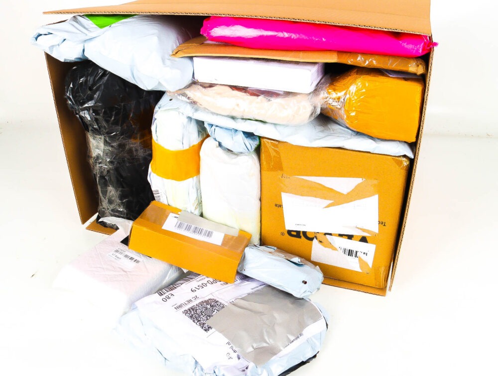 XL Doos met Verloren & Retour Postpakketten