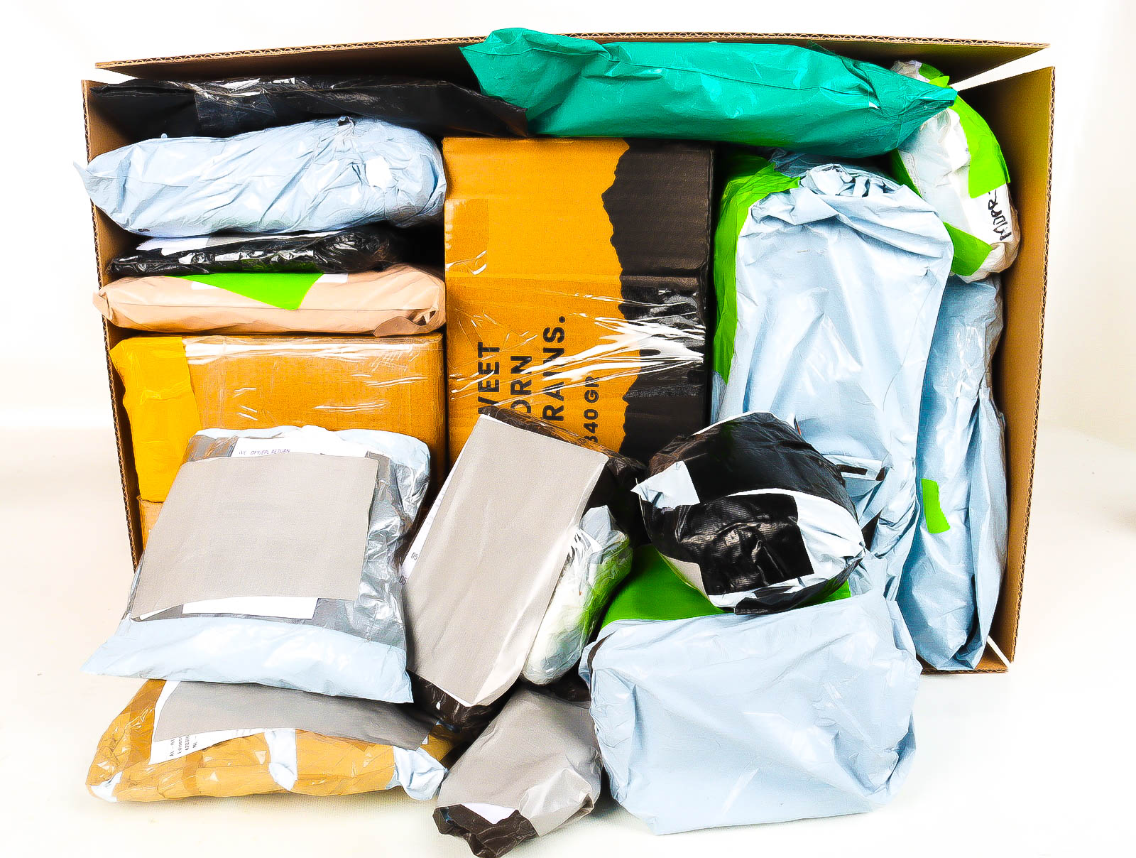 XL Doos met Verloren & Retour Postpakketten