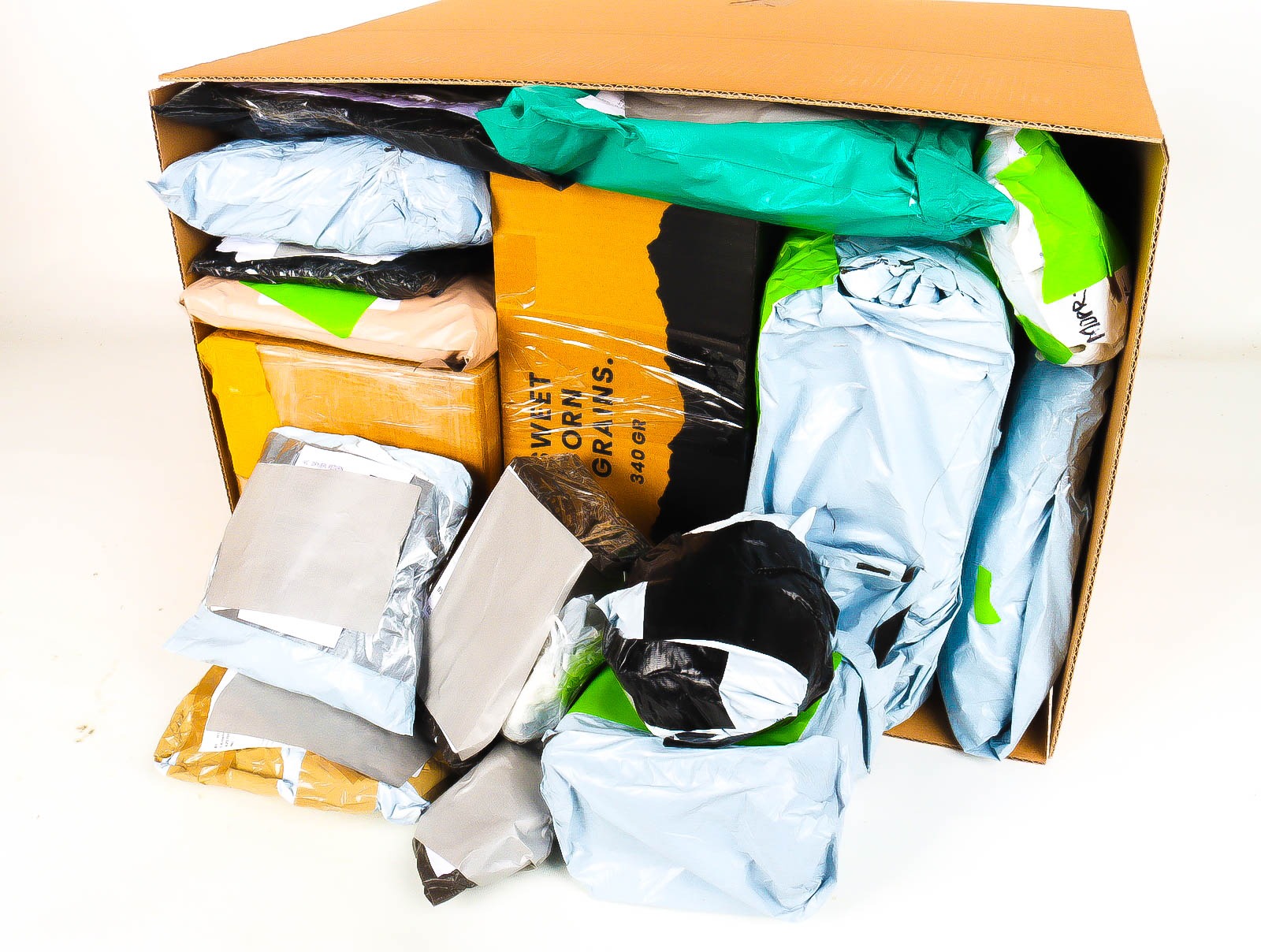 XL Doos met Verloren & Retour Postpakketten