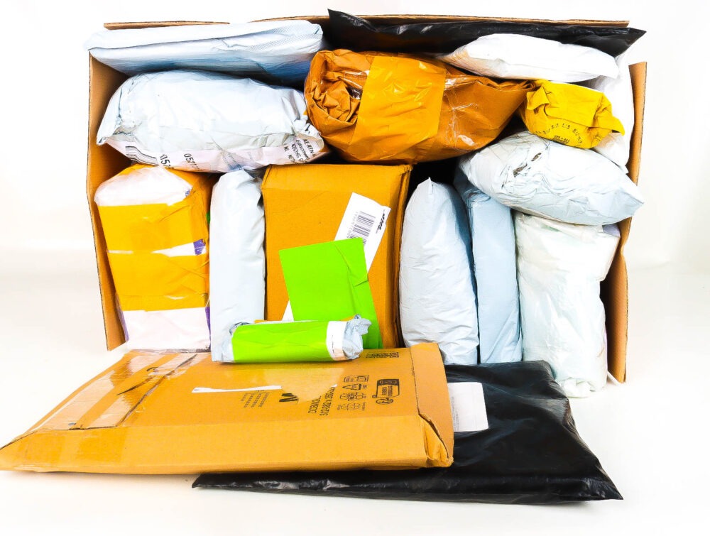 XL Doos met Verloren & Retour Postpakketten