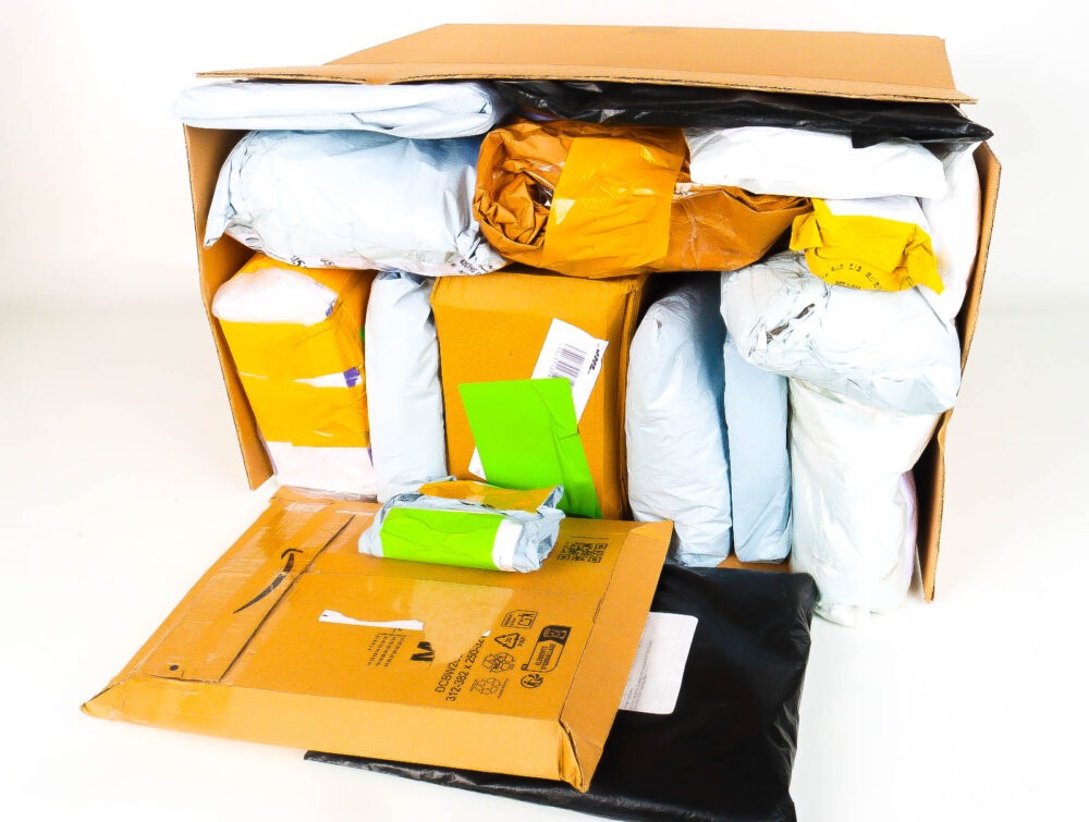 XL Doos met Verloren & Retour Postpakketten