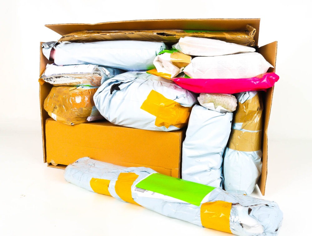 XL Doos met Verloren & Retour Postpakketten