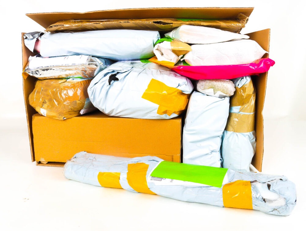 XL Doos met Verloren & Retour Postpakketten