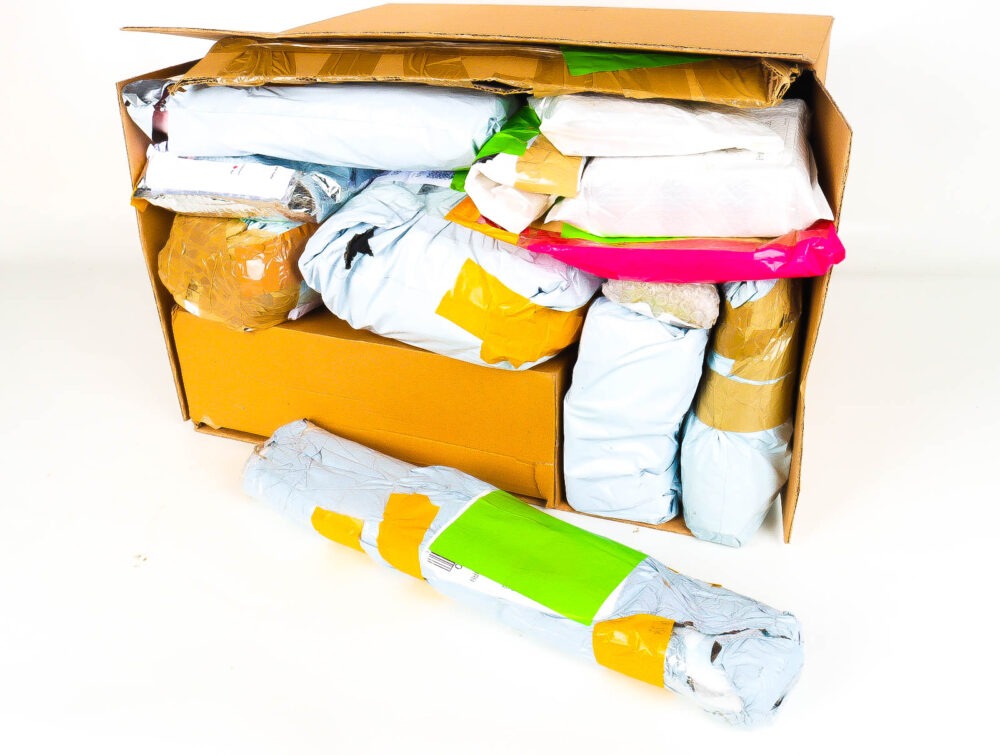 XL Doos met Verloren & Retour Postpakketten
