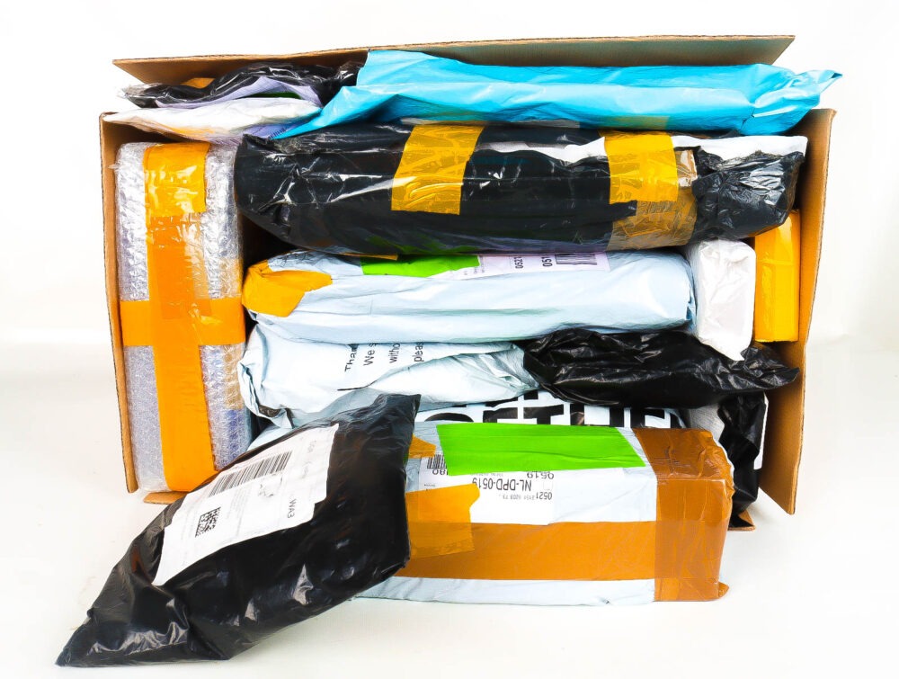 XL Doos met Verloren & Retour Postpakketten
