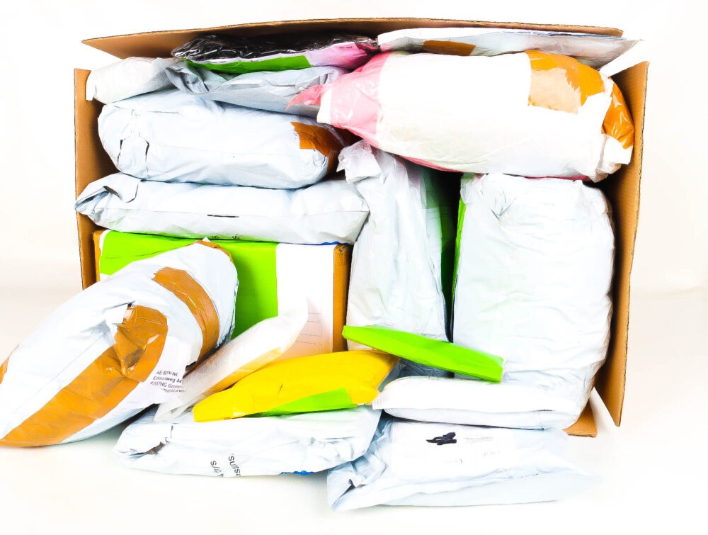 XL Doos met Verloren & Retour Postpakketten