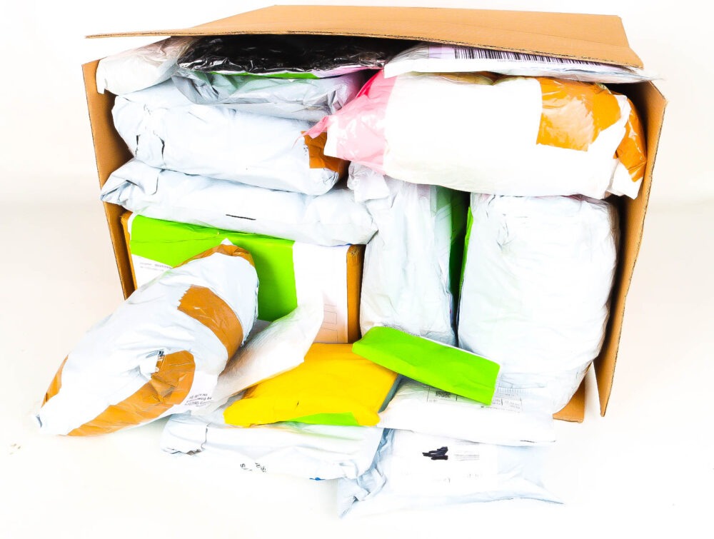 XL Doos met Verloren & Retour Postpakketten