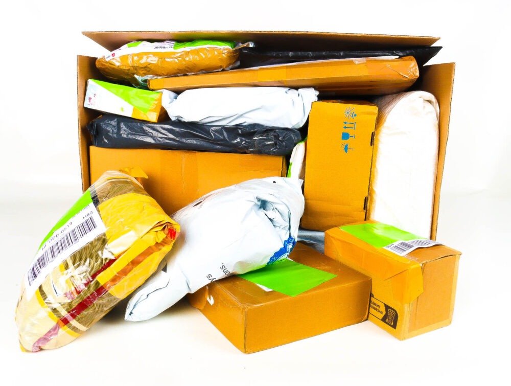 XL Doos met Verloren & Retour Postpakketten