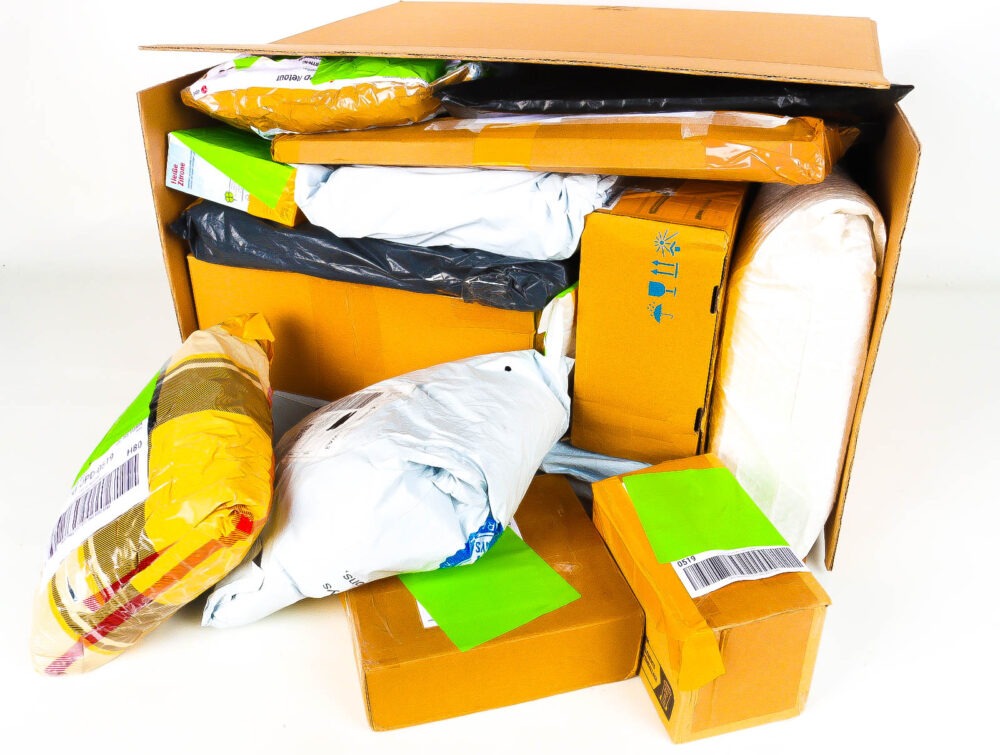 XL Doos met Verloren & Retour Postpakketten