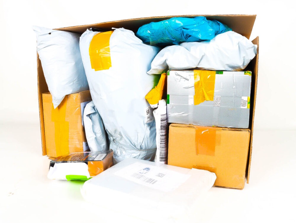 XL Doos met Verloren & Retour Postpakketten