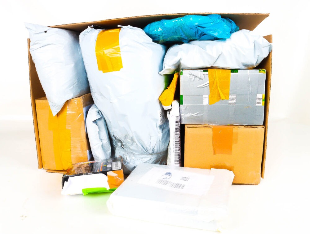 XL Doos met Verloren & Retour Postpakketten