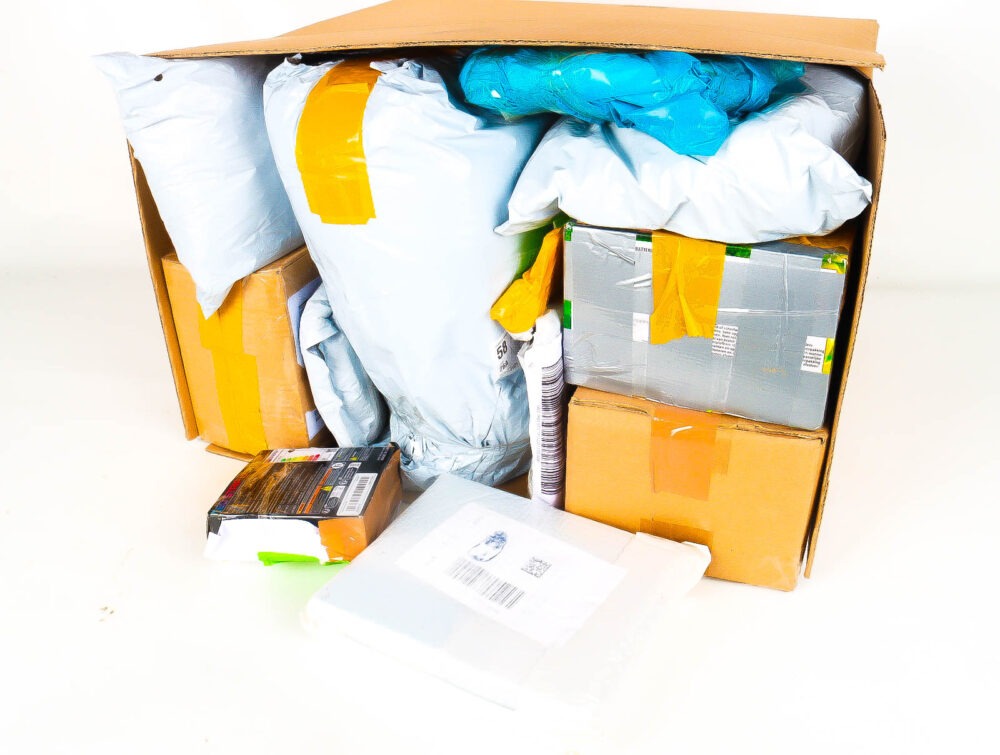 XL Doos met Verloren & Retour Postpakketten