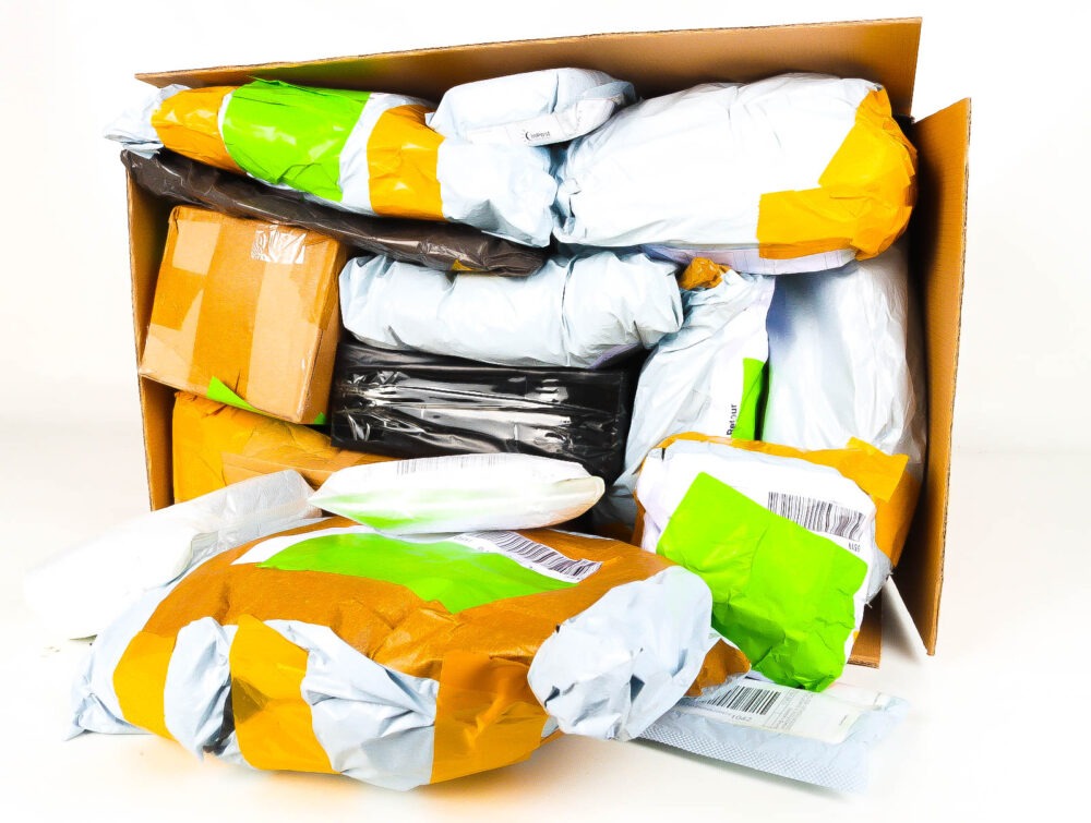 XL Doos met Verloren & Retour Postpakketten