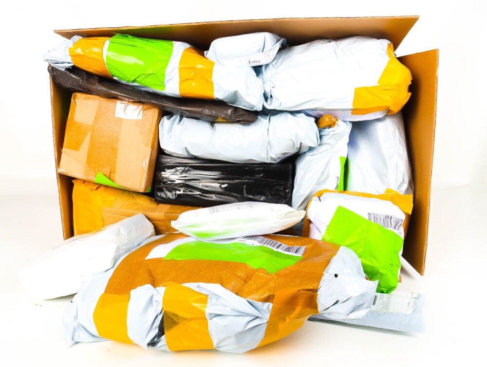 XL Doos met Verloren & Retour Postpakketten