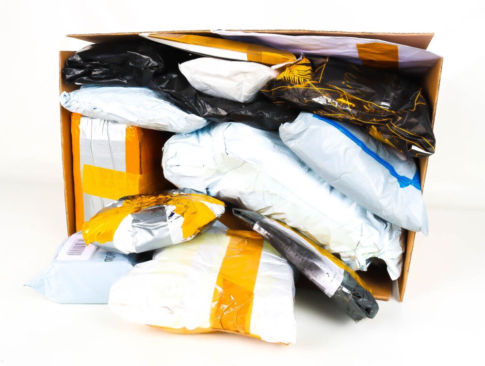 XL Doos met Verloren & Retour Postpakketten
