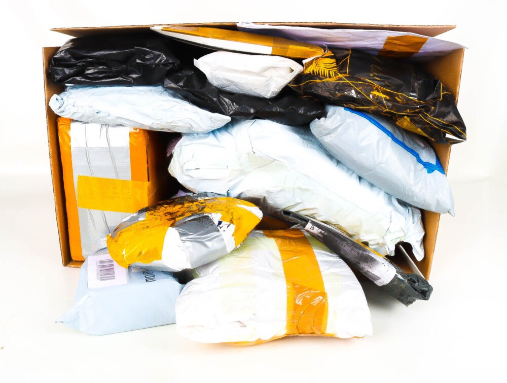XL Doos met Verloren & Retour Postpakketten