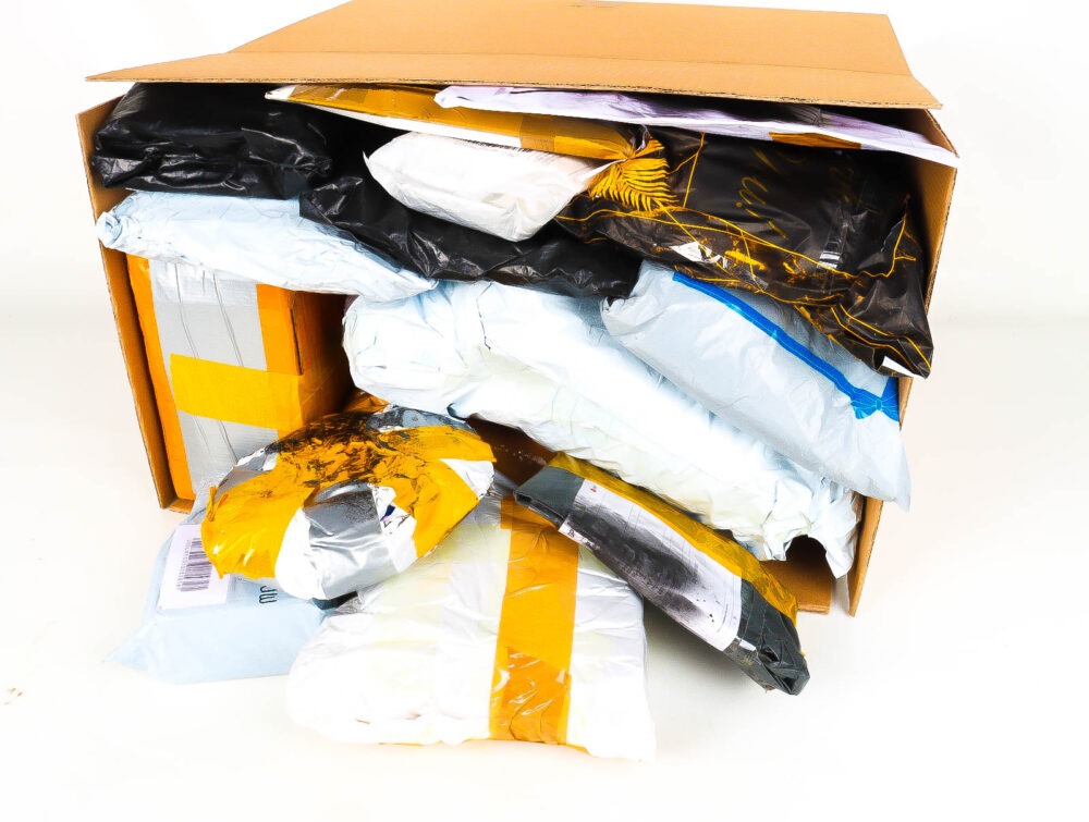 XL Doos met Verloren & Retour Postpakketten