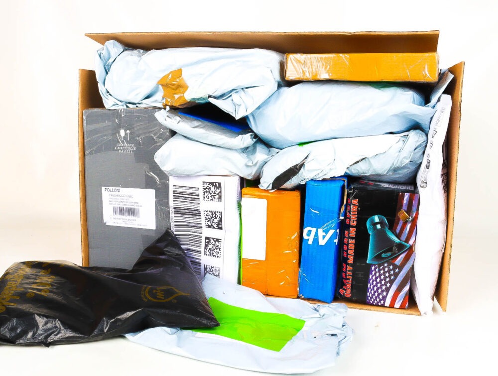 XL Doos met Verloren & Retour Postpakketten