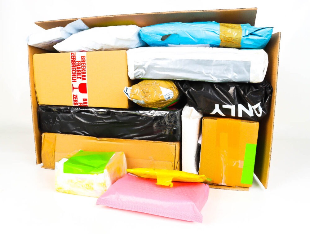 XL Doos met Verloren & Retour Postpakketten