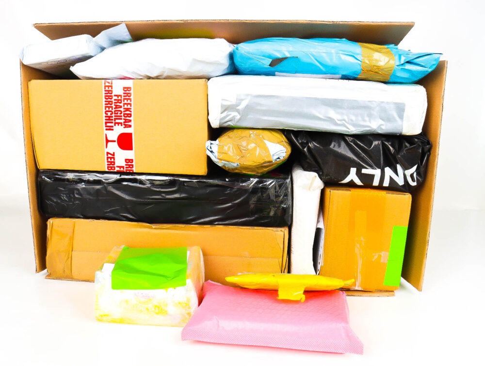 XL Doos met Verloren & Retour Postpakketten