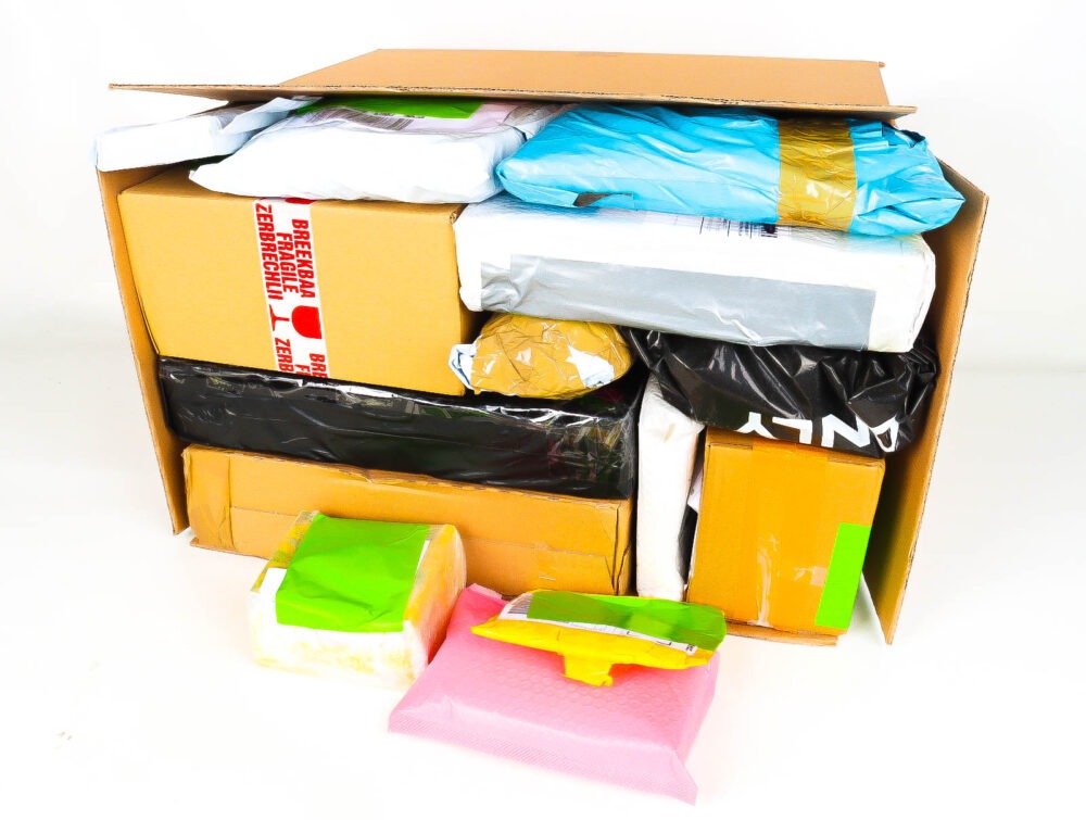 XL Doos met Verloren & Retour Postpakketten