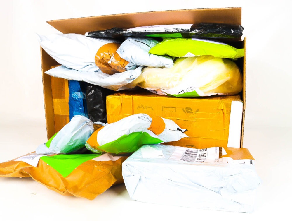 XL Doos met Verloren & Retour Postpakketten