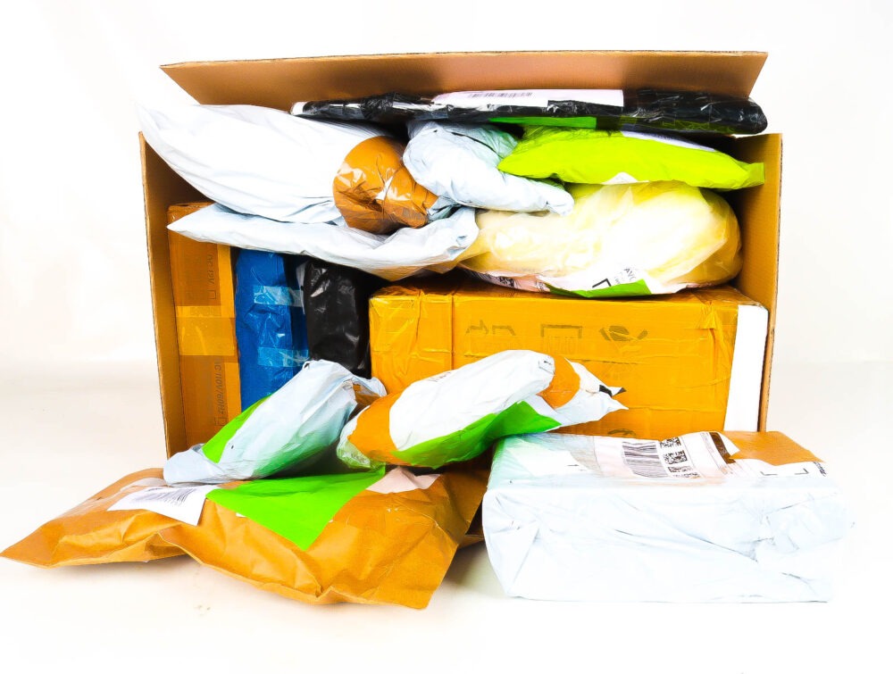 XL Doos met Verloren & Retour Postpakketten