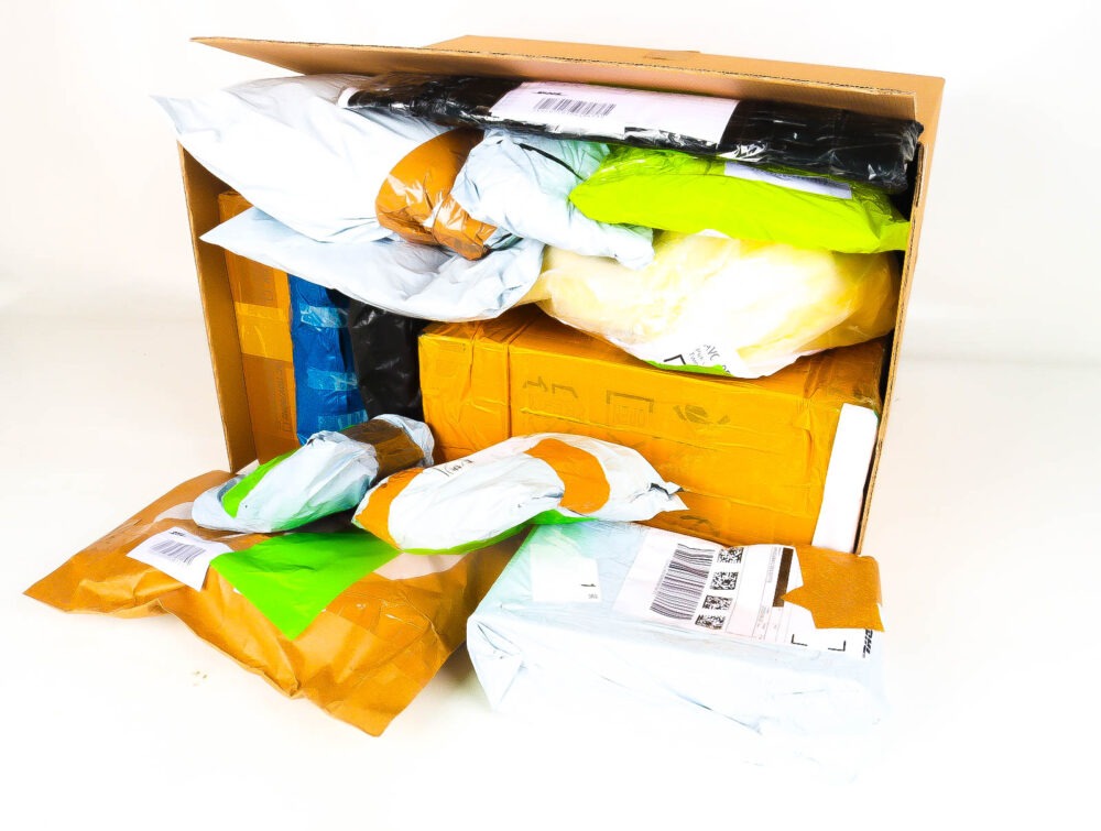 XL Doos met Verloren & Retour Postpakketten