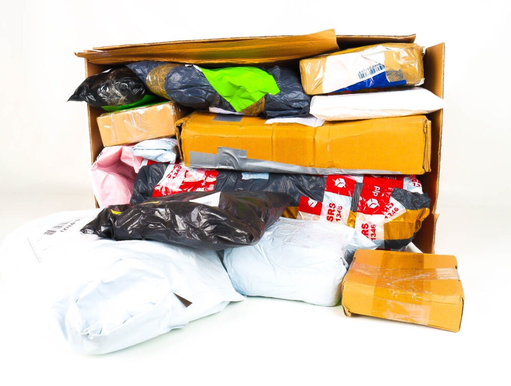 XL Doos met Verloren & Retour Postpakketten