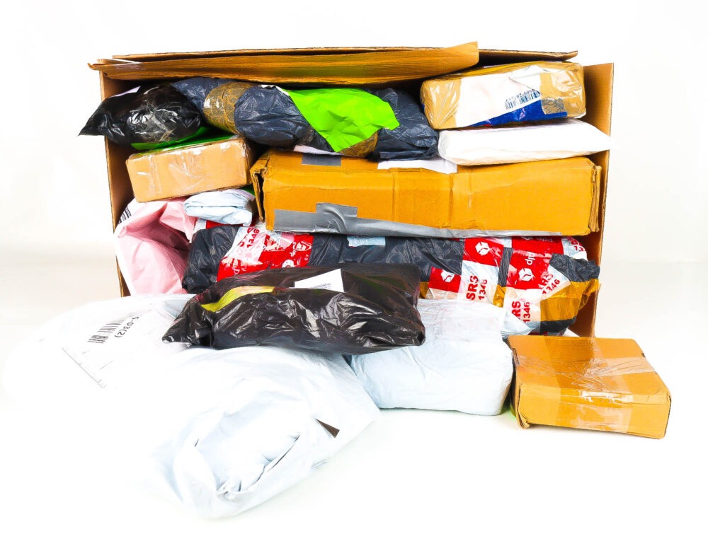 XL Doos met Verloren & Retour Postpakketten