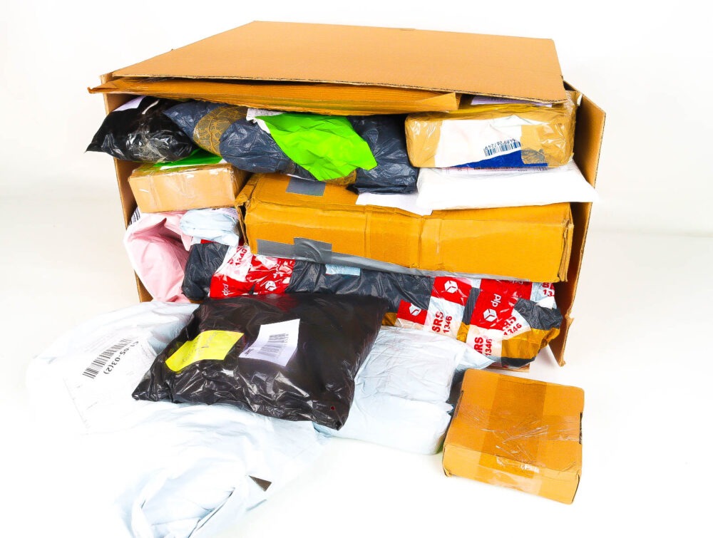 XL Doos met Verloren & Retour Postpakketten