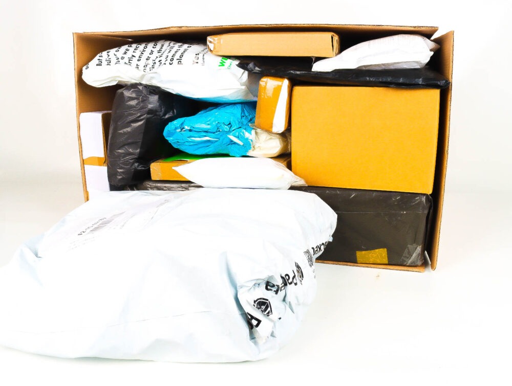 XL Doos met Verloren & Retour Postpakketten