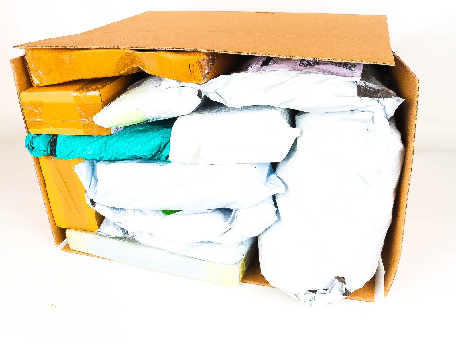 XL Doos met Verloren & Retour Postpakketten
