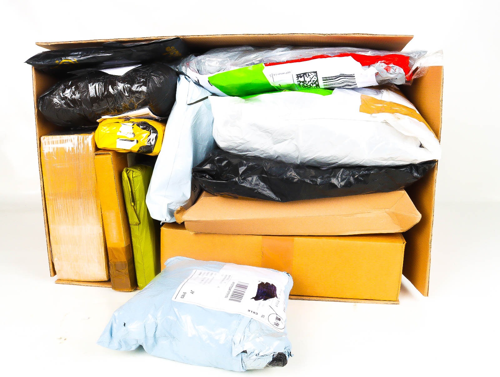 XL Doos met Verloren & Retour Postpakketten