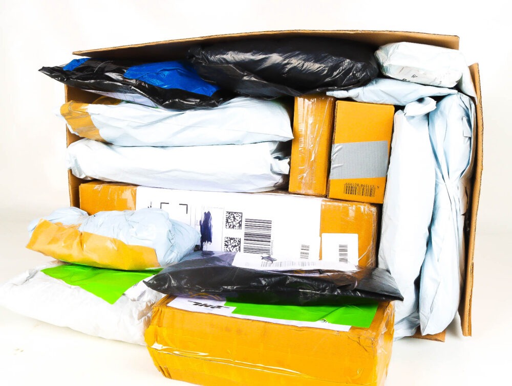 XL Doos met Verloren & Retour Postpakketten