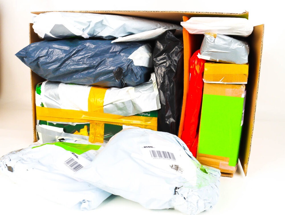 XL Doos met Verloren & Retour Postpakketten