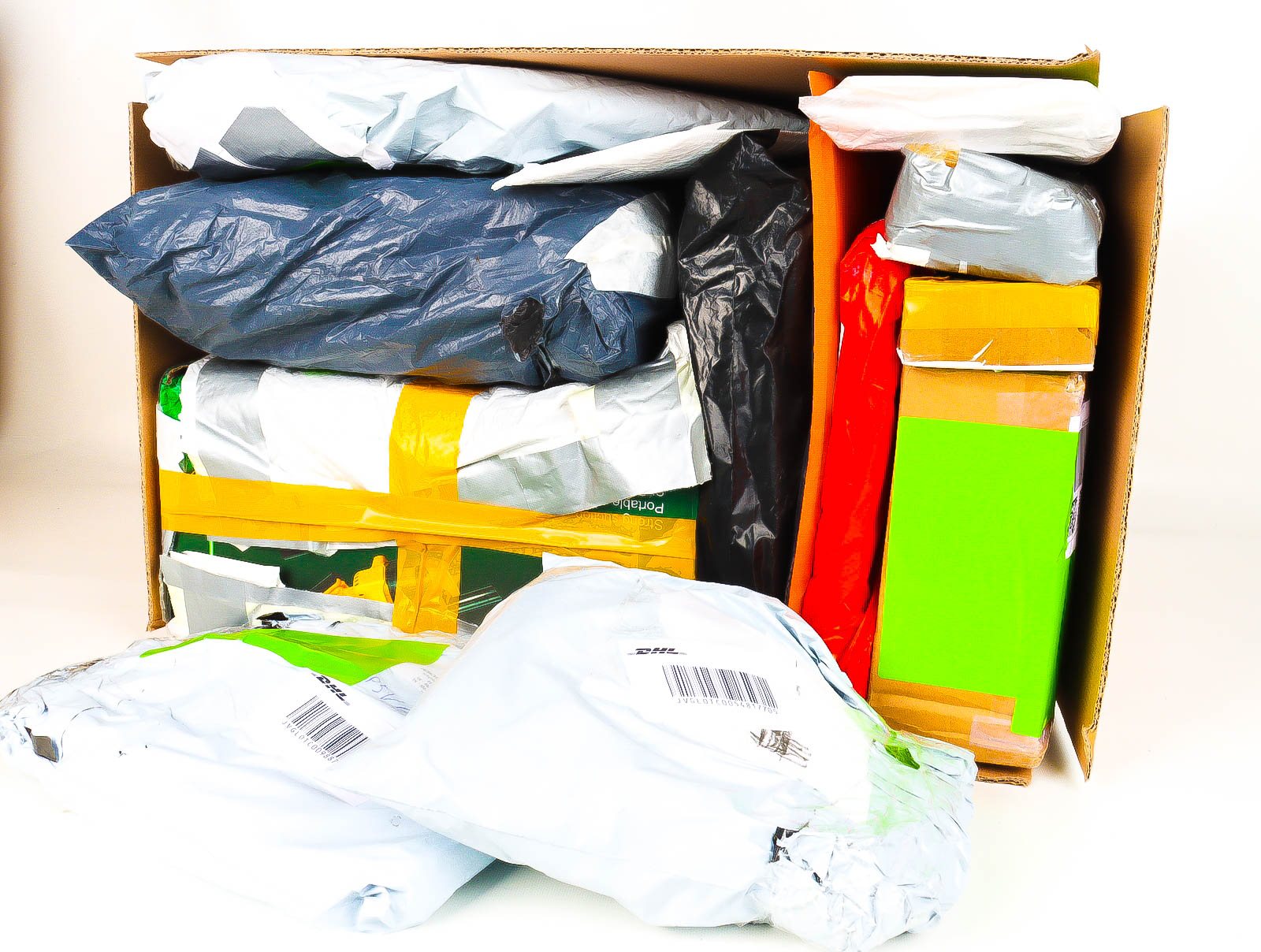 XL Doos met Verloren & Retour Postpakketten