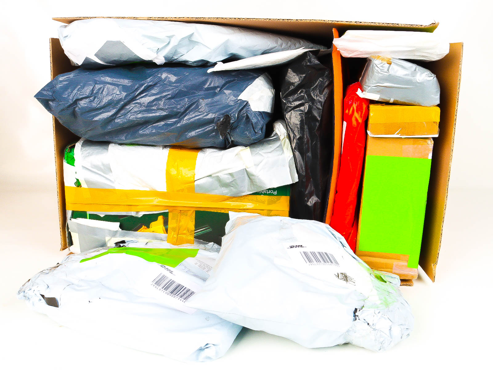 XL Doos met Verloren & Retour Postpakketten