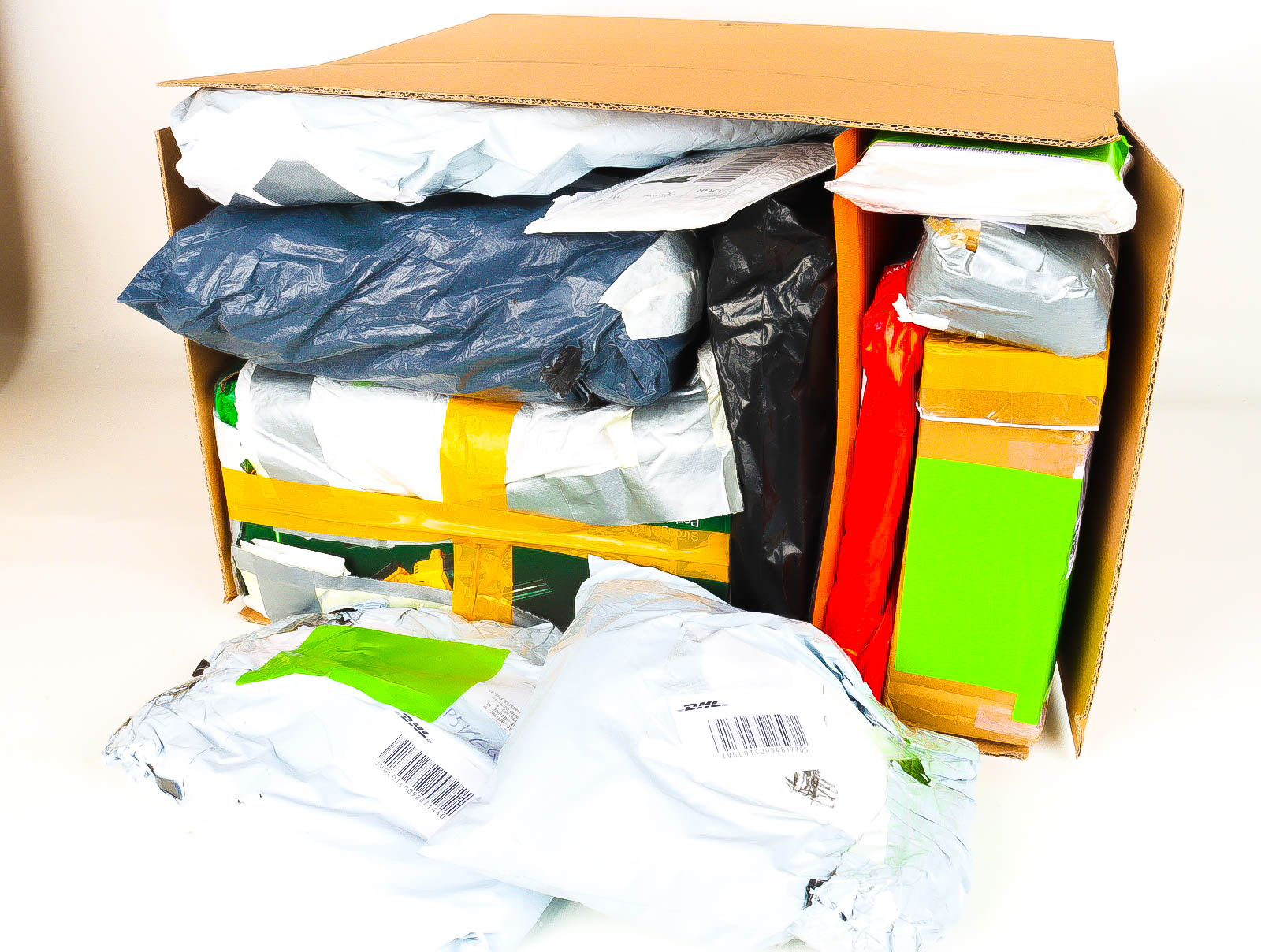 XL Doos met Verloren & Retour Postpakketten