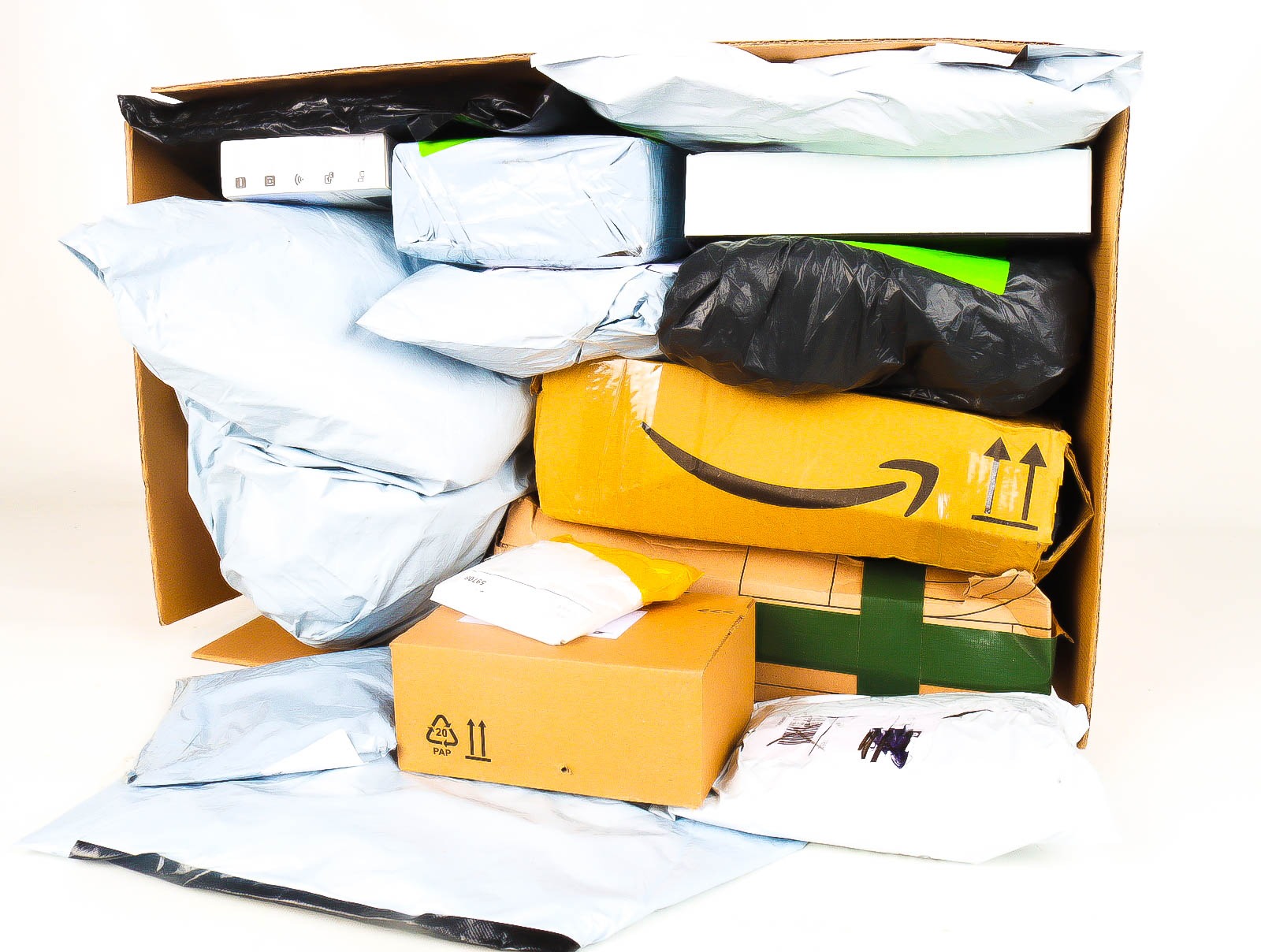 XL Doos met Verloren & Retour Postpakketten