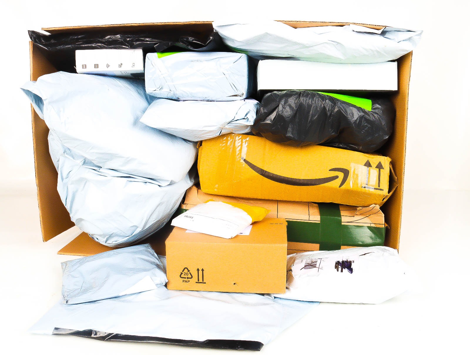 XL Doos met Verloren & Retour Postpakketten