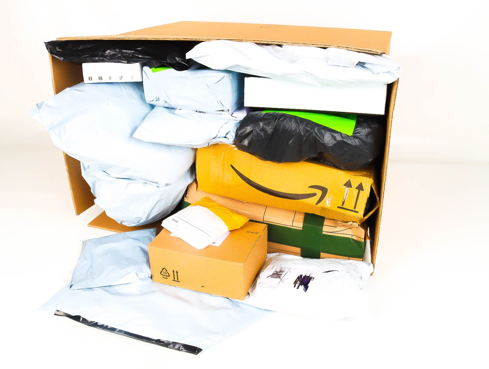 XL Doos met Verloren & Retour Postpakketten