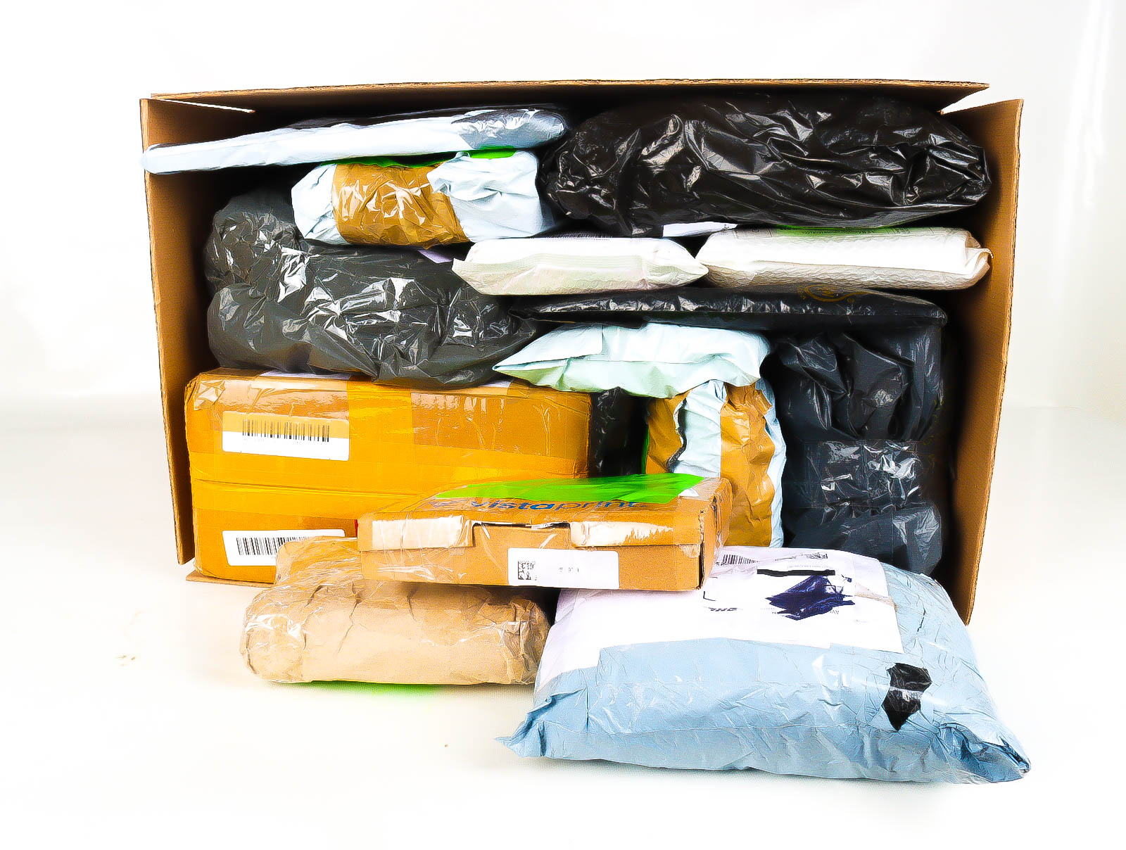 XL Doos met Verloren & Retour Postpakketten