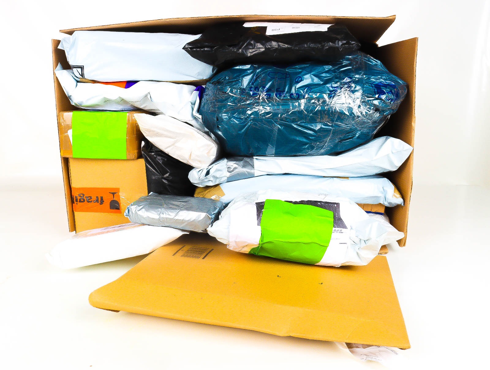 XL Doos met Verloren & Retour Postpakketten